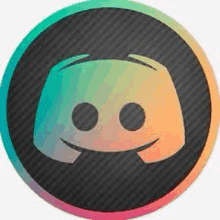 the discord logo is a rainbow colored circle with a smiling face in the middle .