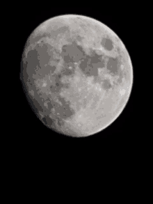 a full moon against a black sky with a few clouds