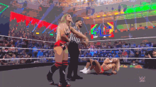 a pixelated image of a wrestling match with the word nxt in the corner