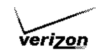 a black and white logo for verizon with a line going through it