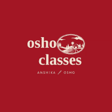 a logo for osho classes has a picture of a farm