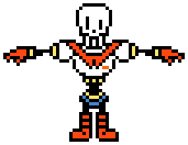 papyrus is a pixel art character from undertale .