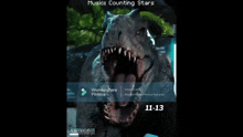 an ad for wondershare filmora with a dinosaur on it