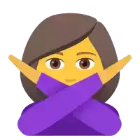 a woman with her arms crossed is wearing a purple sweater