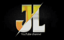 a logo for a youtube channel with the letter jl split in half