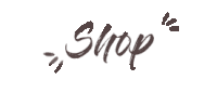 a hand drawn logo for a shop with a white background .