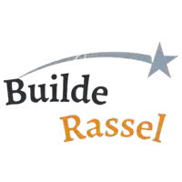 a logo that says builde rassel with a star in the middle