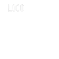 a white background with the word loco written on it