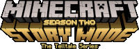 the logo for minecraft season two story mode