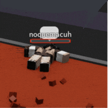 a person laying on the ground with the name noquemacuh