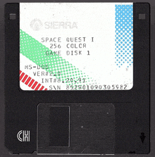 a sierra space quest i 256 color game disk 1