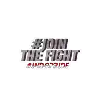 a logo for #join the fight #indopride