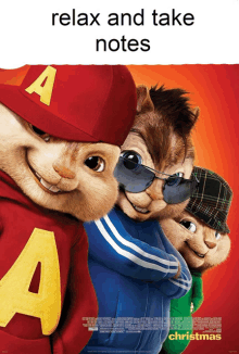 a poster for the alvin and the chipmunks christmas movie