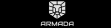 a logo for the company armada with a lion on it