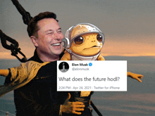 a tweet from elon musk asking what the future holds