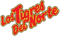 a logo for los tigres del norte is displayed on a white background