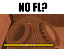 a screenshot of a video game says no fl