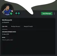 a screenshot of mrminion13 's profile on a website