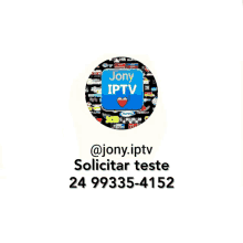 a logo for jony iptv with the number 24 993354152