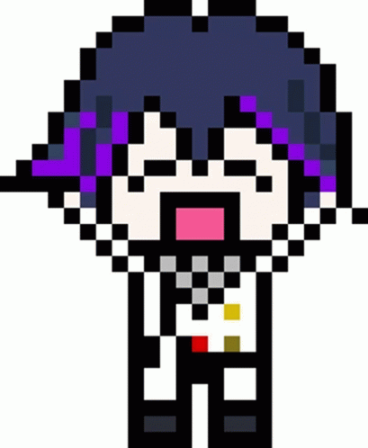 Kokichi Ouma Kokichi Ouma Pixel Sprites, HD Png Download 592x592 ...