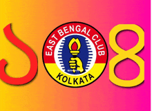 a logo for east bengal club kolkata with the number 8