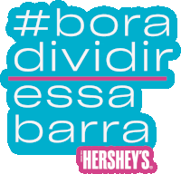 a sticker that says bora dividir essa barra