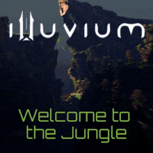 a poster that says " welcome to the jungle " on it