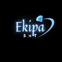 a logo for ekipa sxt with a diamond