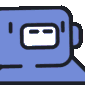 a cartoon drawing of a blue toaster with a white face and a handle .