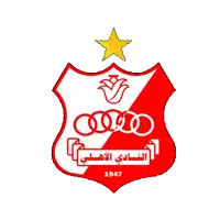 a red and white emblem with the year 1947