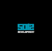 a logo for 502 development with a black background