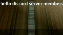 a video game says hello discord server members