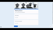 a screenshot of a mashupstack form