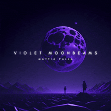 violet moonbeams by mattia palla shows a purple moon