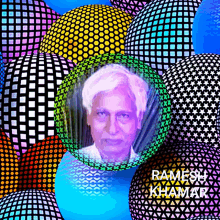 a picture of a man in a circle with the name ramesh kharmar