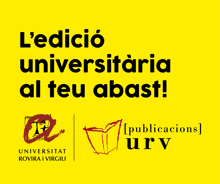 a yellow sign that says universitat rovira virgili on it