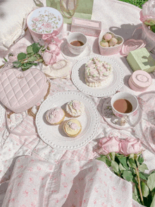 a laduree box sits on top of a table