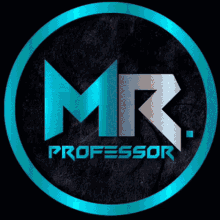 a logo that says mr professor in a circle