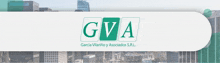 a logo for gva garcia vilarito y asociados s.r.l