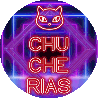 a neon sign that says chu che rias