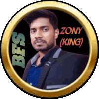 a picture of a man with the name zony king