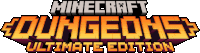 a logo for a video game called minecraft dungeons