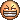 a pixel art illustration of a smiley face with tears coming out of it .