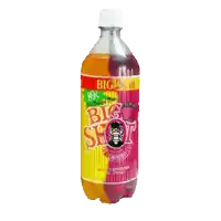 a bottle of big shot soda has a strawberry flavor