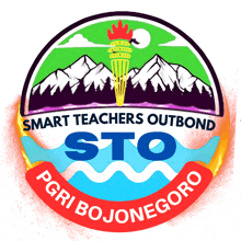 a colorful logo for smart teachers outbond sto