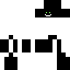 a black and white tetris game with a smiley face on it .