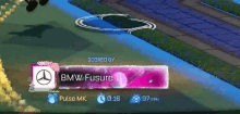 a screenshot of a video game that says bmw fusure