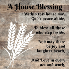 a house blessing within this house may god 's peace abide to bless all those who step inside