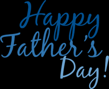 a blue happy father 's day greeting card