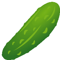 a green cucumber with a white background and a few spots on it